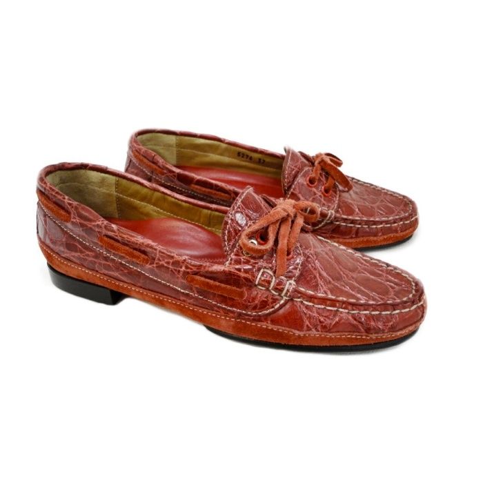 Мокасины кожа крокодила Dior 37р