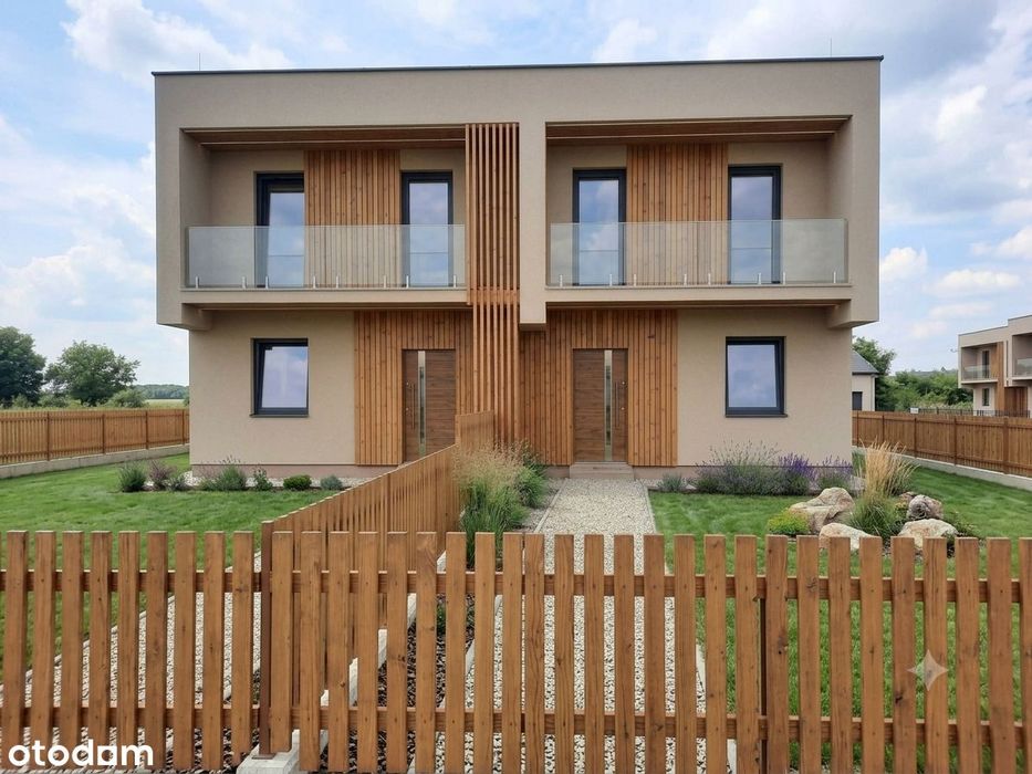 Nowoczesny bliźniak 102 m² 2 km od Kalisza w spokojnej okolicy