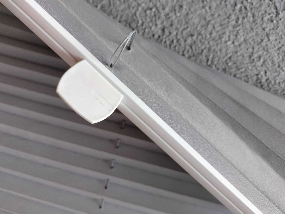 Roleta plisa szara sztuk dwie