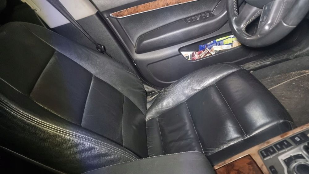 FOTEL FOTELE KANAPA TYŁ BOCZKI AUDI A6 C6 04-08 EU KOMBI ELEK. PODGRZEWA