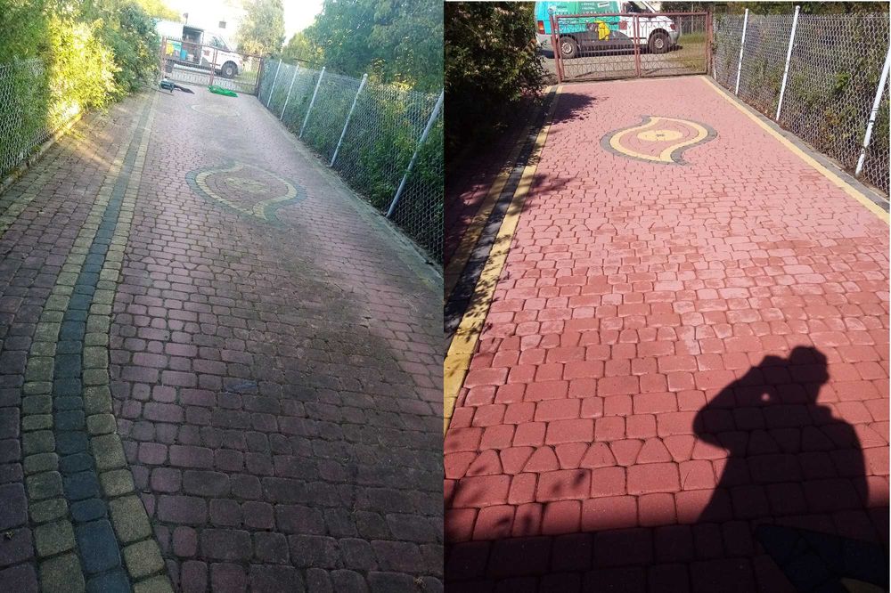 Mycie Czyszczenie - Kostki brukowej, Elewacji, Dachów, Ogrodzeń itp.