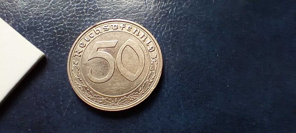 Stare monety Medal  50 fenig 1939 A Niemcy