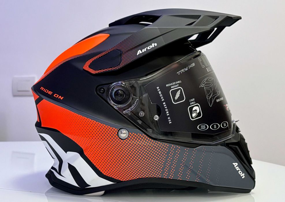 Capacete NOVO Airoh Commander Orange Matt (45% Desconto) Tamanho L