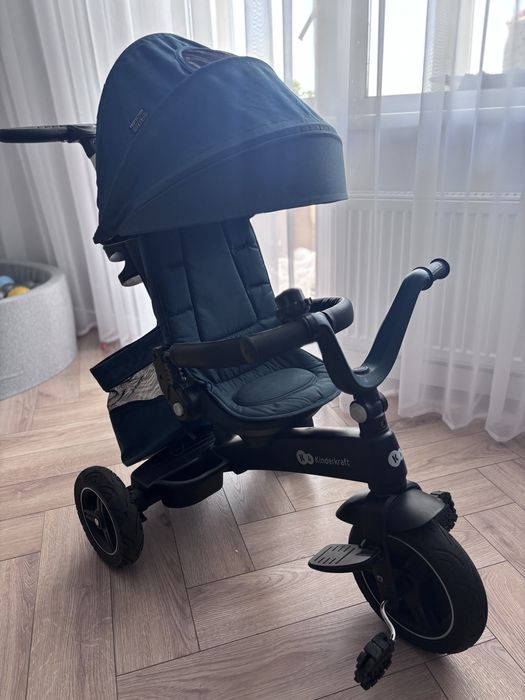 Триколісний велосипед Kinderkraft Easytwist Midnight Green