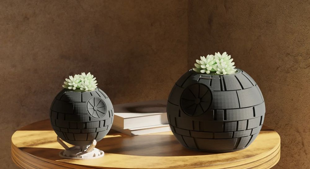 Death Star - Star Wars - Vaso para planta
