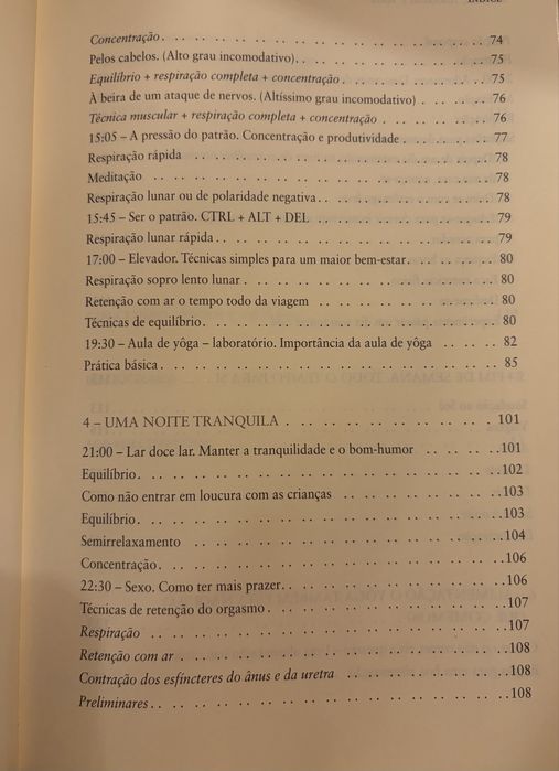 Livro  Um chá, torradas e yoga