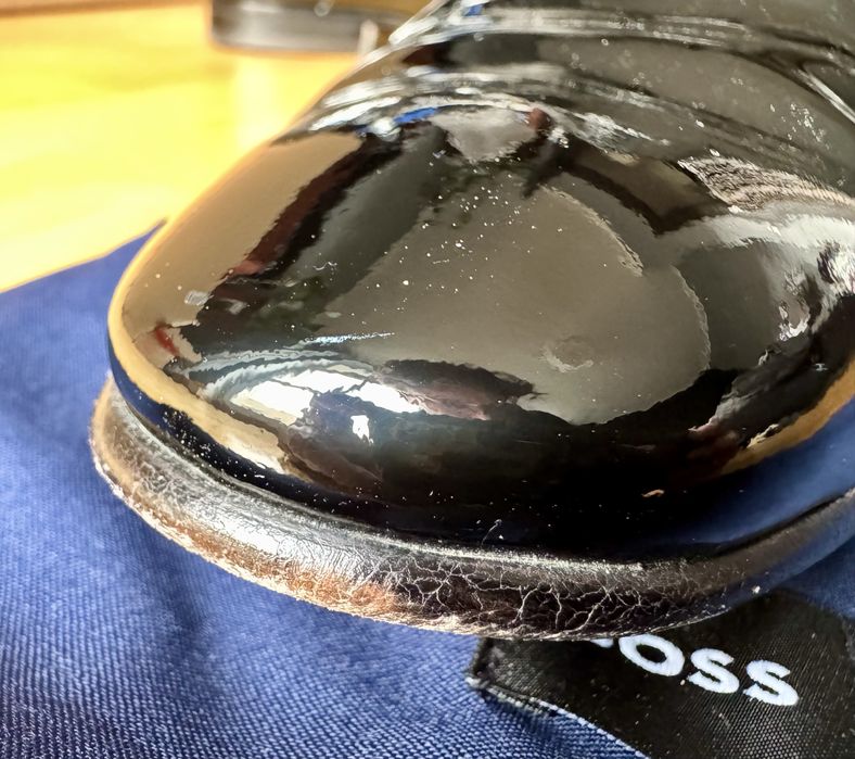 Lakierki Hugo Boss Oxford  r. 43 do ślubu do smokingu