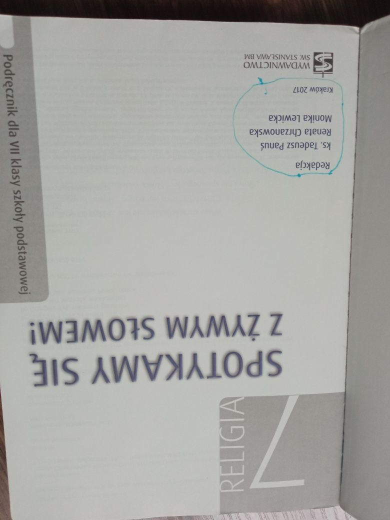 Podręcznik Do Religii Klasa 7 Podręcznik do religii klasa 7 Rydułtowy • OLX.pl