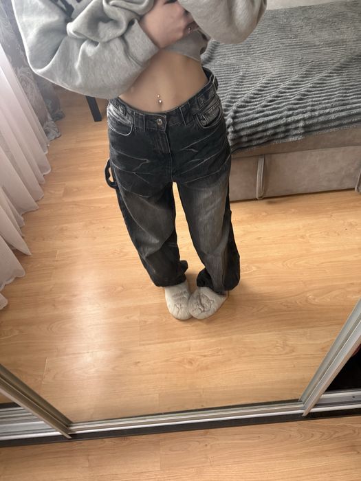 чорні джинси бершка