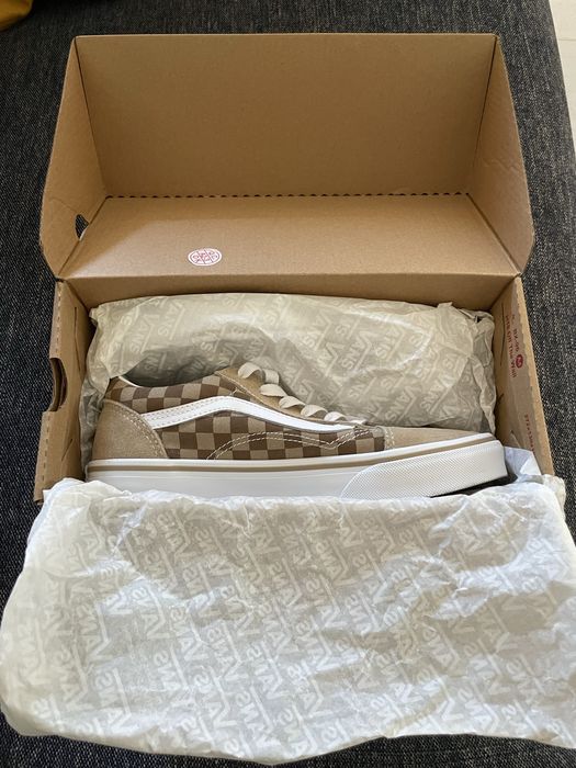 Vans Old Skool Bege Xadrez