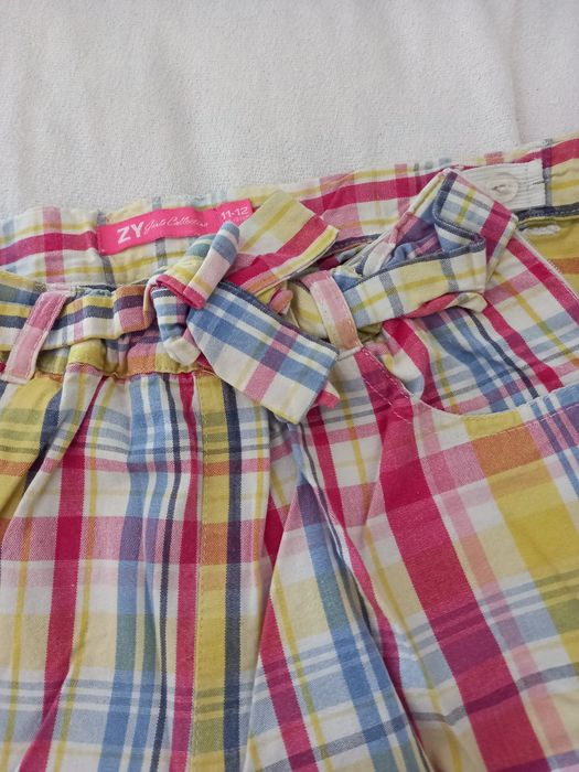 Calção curto menina 5 anos