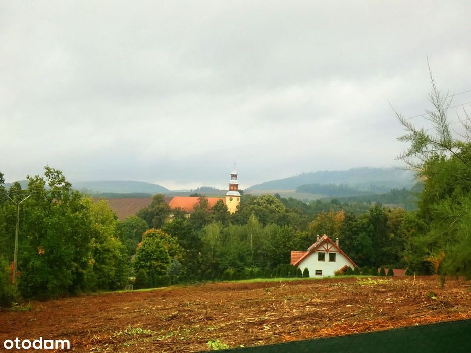 Widokowa działka budowlana 1635 m² | MPZP | media | asfaltowy dojazd