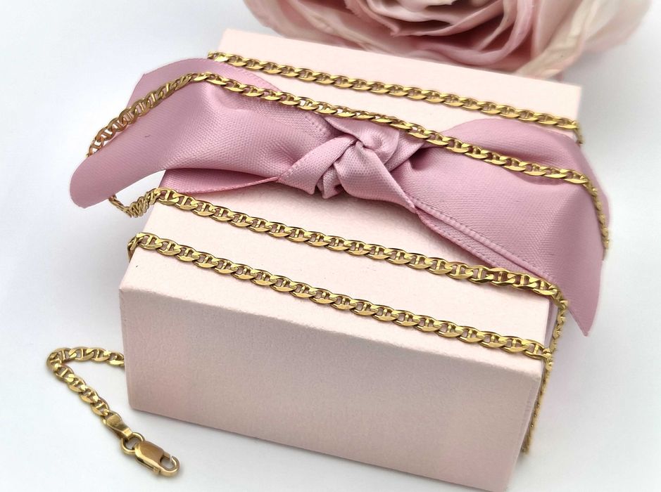 Złoty łańcuszek dł.55 cm splot marina-gucci p.585 6,37g