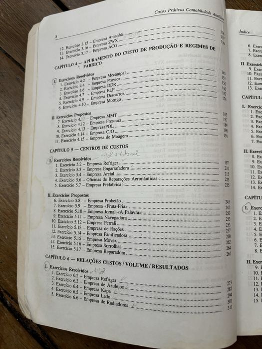 Contabilidade Analítica - Casos Práticos