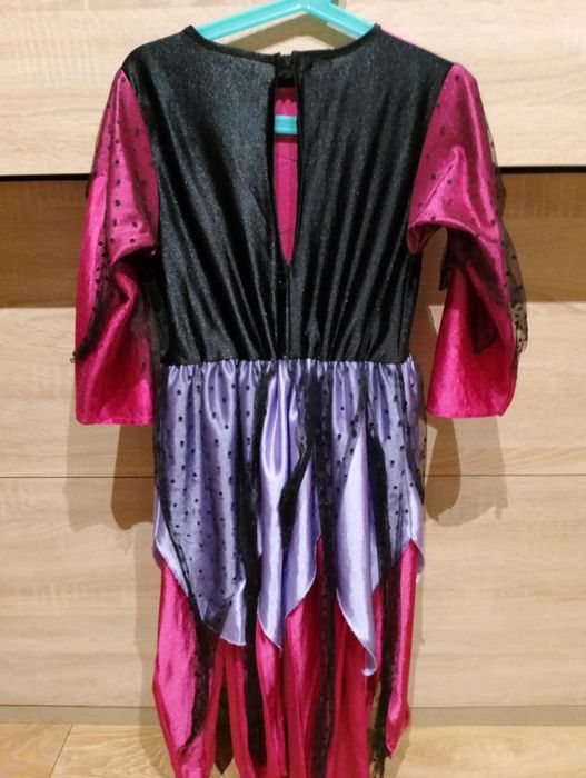 Sukienka strój czarownicy halloween rozm 116