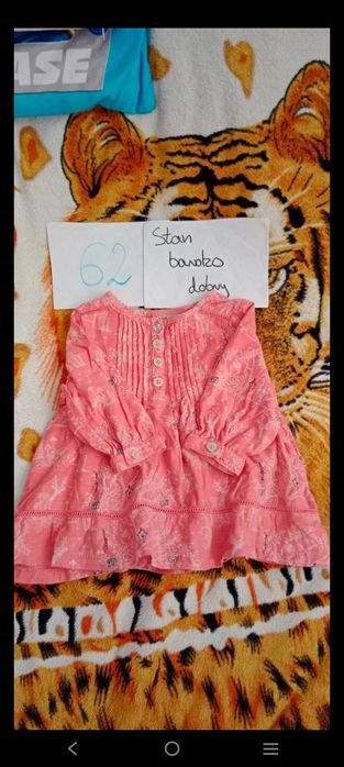 Sukienki dla dziewczynki 56-62;6-pak