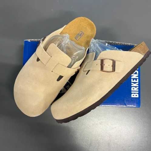 BIRKENSTOCK Boston BS Sand Suede Leather 37