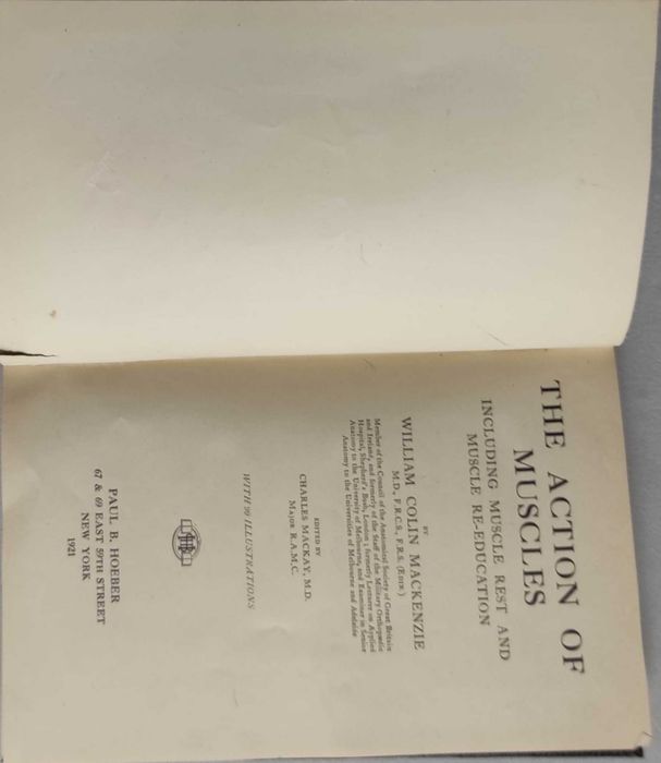 Livro Ref Par 2- The Action of Muscles - William Colin Mackenzie