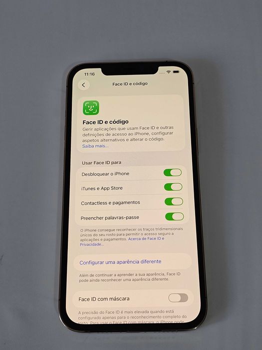 Iphone 12PRO MAX 128GB. 100% Bateria. Muito bom.