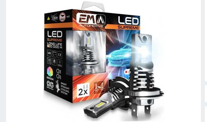 Żarówka H7 LED Samochodowa  12V 50W 6500k CANBUS Homologacja E4