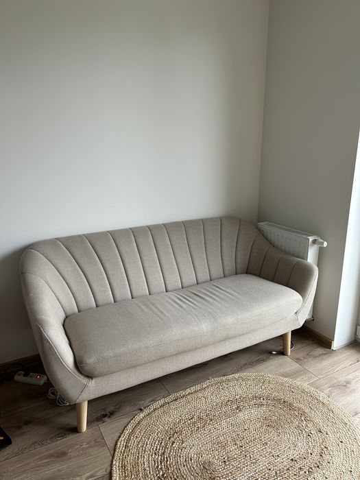 Kanapa sofa beżowa Jysk Egedal 2,5 miejscowa