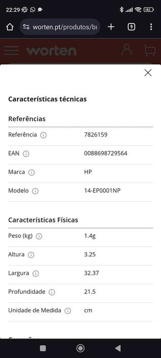 Computador Portátil HP 14 INTEL N200