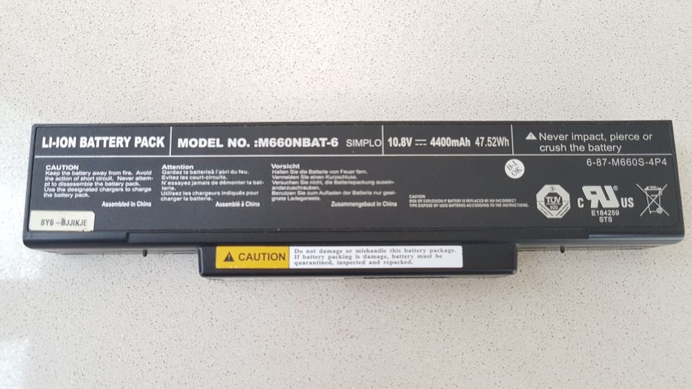 Bateria M660NBAT-6