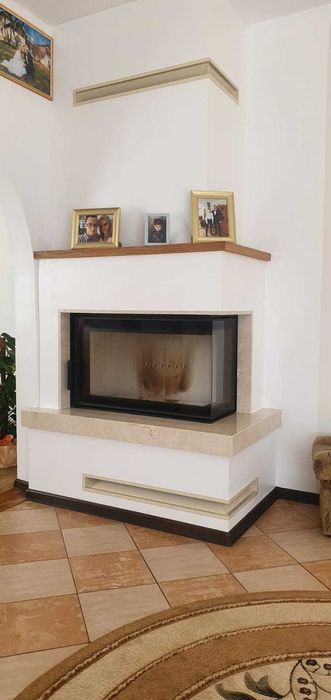 kompleksowy montaż kominka narożnego 10 lat gwar różne opcje SERWIS