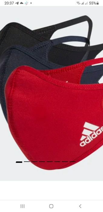 Adidas originals маски 3шт.упаковка новые Оригинал