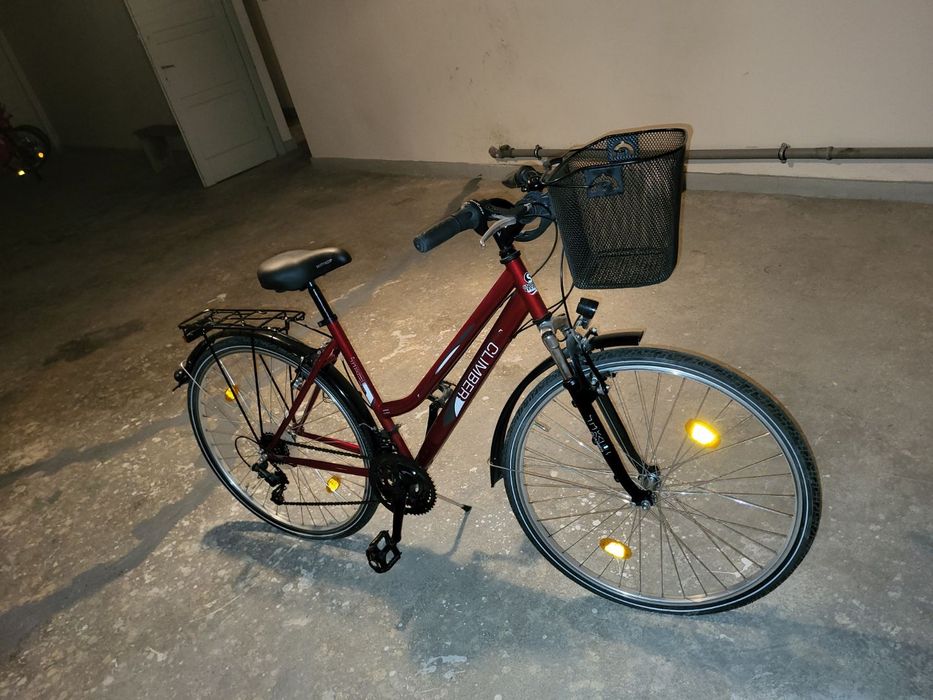 Rower damski czerwony