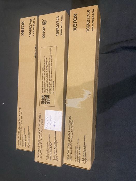 Тонер-картриджі Xerox VersaLink C7020 / C7025 / C7030 (Надвисока ємність)