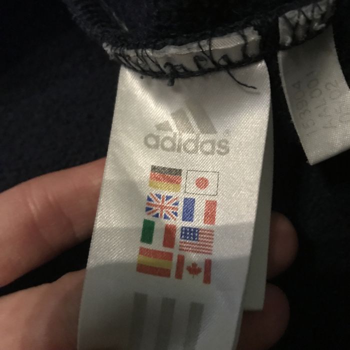 błękitno-granatowa bluza adidas vintage