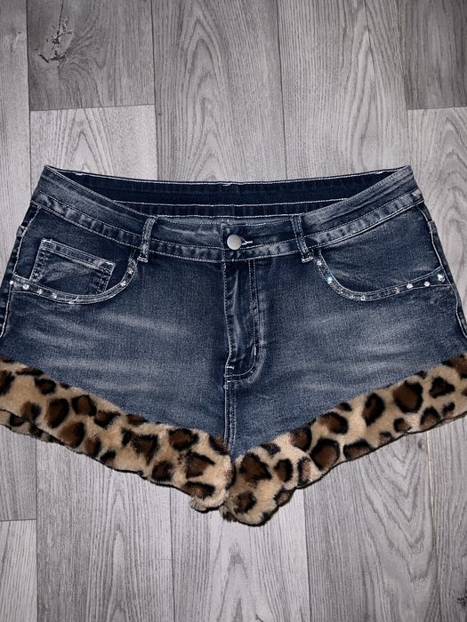 шорти джисові з стразами