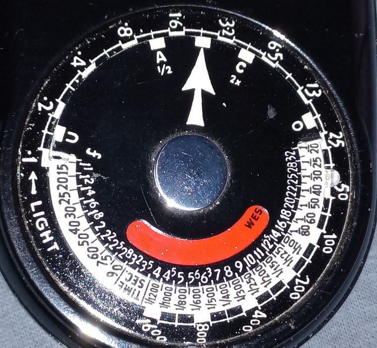 Medidor luz exposição Weston Master II