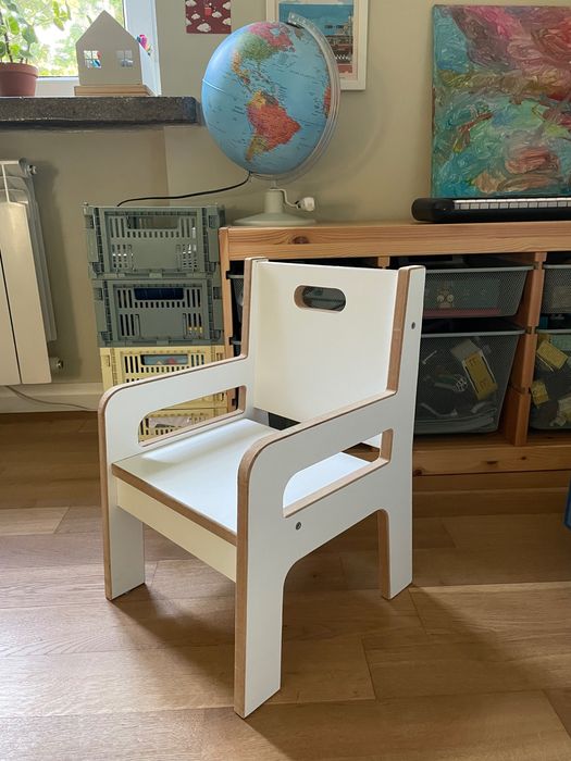 Krzesełko dla dziecka drewniane BabyWood