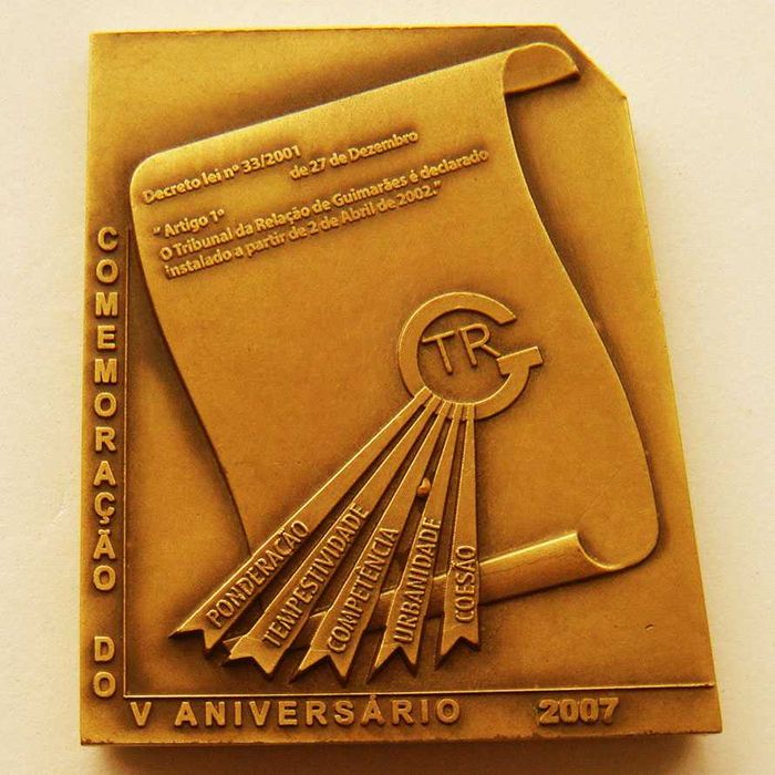 Medalha Bronze Tribunal da Relaçao de Guimaraes