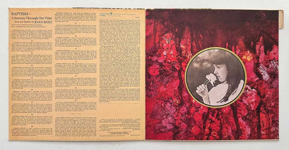 LP Joan Baez – Baptism. Gatefold. VG+