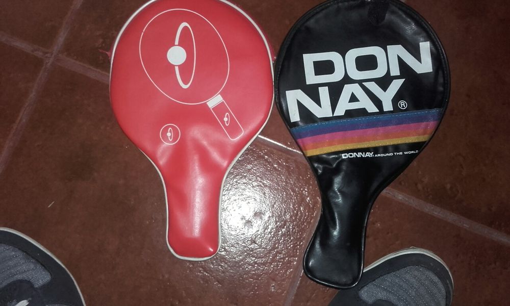 Raquetes tenis de mesa yasaka e dunlop