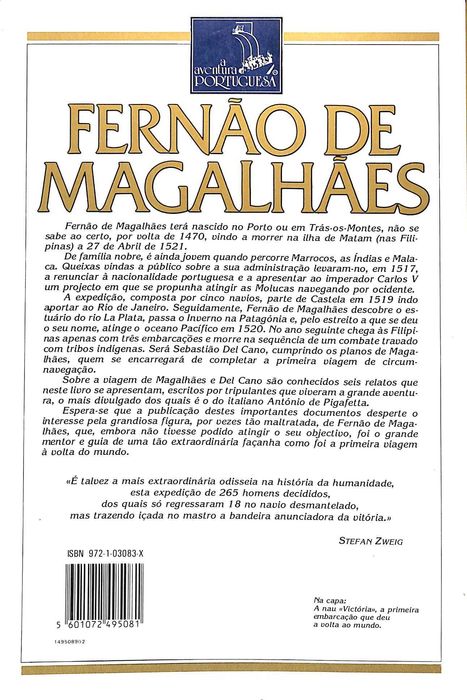 "Fernão de Magalhães: A primeira viagem à volta do mundo contada pelos que nela participaram" de Vários