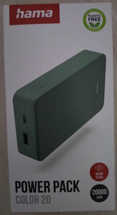 Powerbank HAMA Color 20 USB-C 20000 mAh Fast Charge  3A