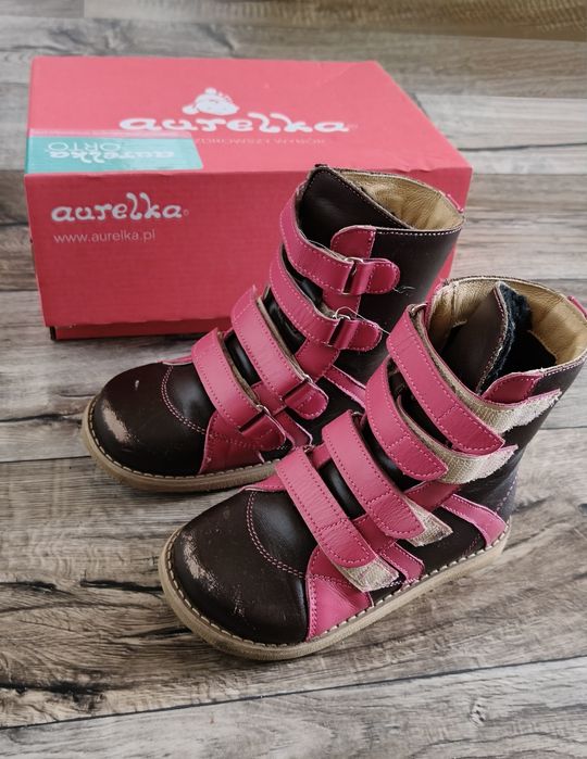 Buty zimowe Aurelka orto 24 na szeroką stopkę, stopy płasko koślawe