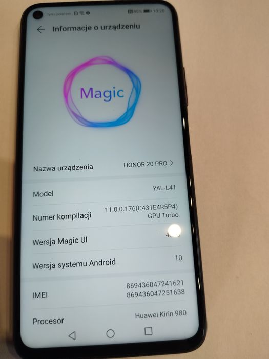 Smartfon Honor 20 Pro