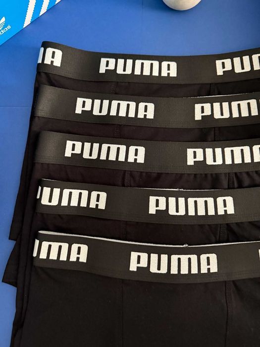 Чоловічі чорні/кольорові труси Пума. Мужские турецкие боксеры