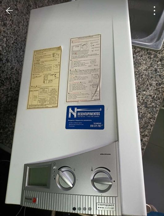 Esquentador Gás Fagor Compact Plus ventilado