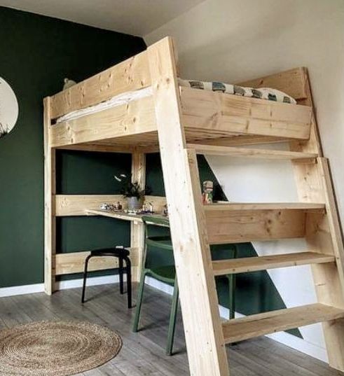 Ліжка горища будиночки під любий розмір матрасу великий вибір кольорів