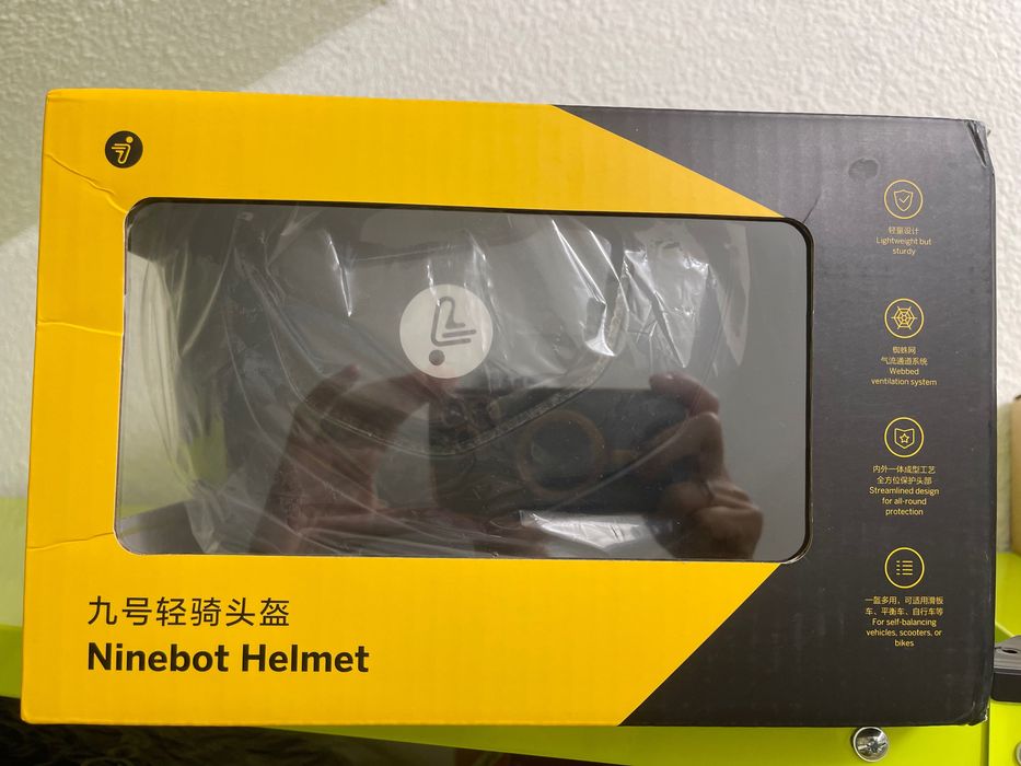 Велосипедный шлем Ninebot. Дышащий, размер L.