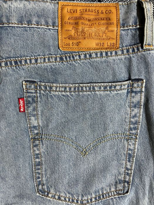 Оригінальні Levi’s 510 Skinny | Блакитний денім | 32/32