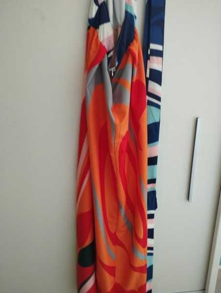 Sandbella-  nowa  długa letnia sukienka rozm.L