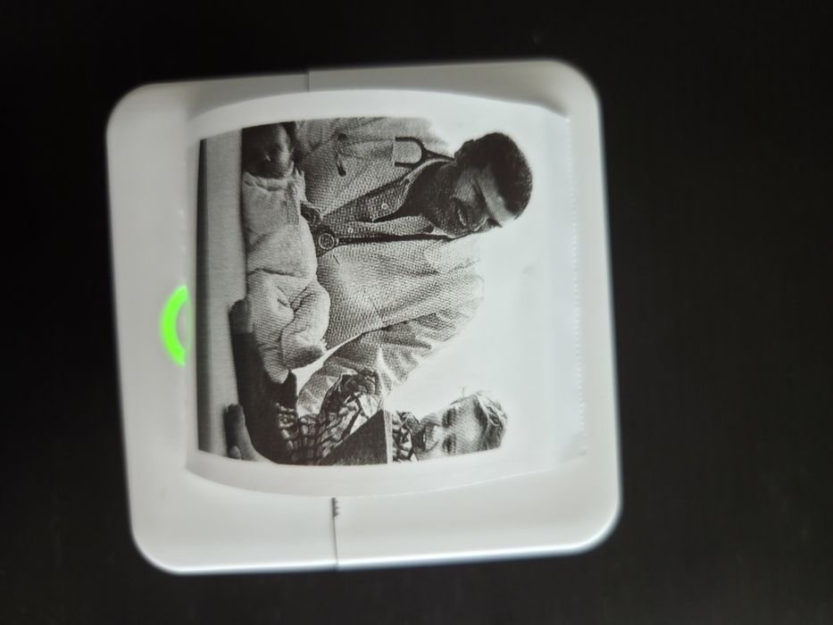 Impressora fotos preto e branco + 5 rolos papel