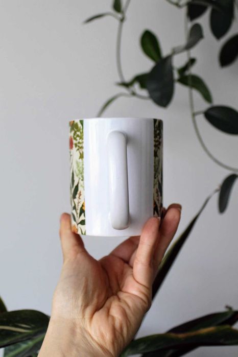 Kubek ceramiczny rośliny i zioła 330ml
